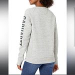 Carhartt  Relaxed Fit Women’s Crewneck Sweatshirt Gray Logo Small Photo 2