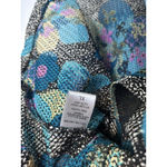 IC By Connie K Jacket Women's XL Asymmetric Hem Floral Mesh Weave Cardigan Photo 5