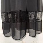 Alice + Olivia Elis Leather Structured Bodice Dress in Black Photo 5