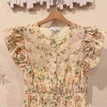 Lost + Wander  Earth Angel Cottage Mini Dress in Yellow Floral Size Small NWT Photo 2