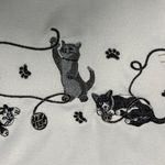 Bonworth Vintage 90s Bon Worth  embroidered playful kittens scalloped blouse size medium Photo 7