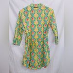 Matilda Jane  Green Acres Floral Print Button Down Tunic Top Mini Dress size SM Photo 5