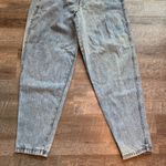 Bugle Boy Vintage  Jeans Womens Size 26 Blue Acid Wash Parachute Denim Pants 80s Photo 14