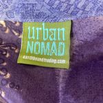 100% Silk Urban Nomad Print Wrap Tie Midi Mid Length Bohemian Skirt OS Blue Size undefined Photo 3