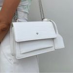 Princess Polly White Crocodile Faux Leather Purse Photo 0