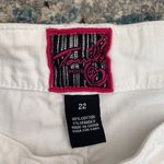 Torrid White Raw Hem Denim Jean Shorts Photo 2