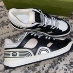 Gucci Basket low-top sneakers Black/White size 38 Photo 4