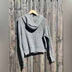 Free People Mesmerize knitted hoodie jumper in grey Photo 14
