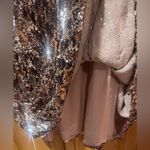 Maeve  by Anthropologie Bernadette Rose Gold‎ Sequin Tiered Midi Dress Size 1X Photo 11