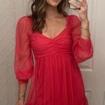 Forever 21 long sleeve baby doll dress Pink Photo 1