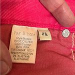 Rag and Bone High Rise Skinny Jeans Size 24 In Bull Pink. NEW. Photo 5