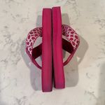 Coach  Jessalyn Signature Monogram pink Flip Flops Sandals thick sole Y2K preppy Photo 5