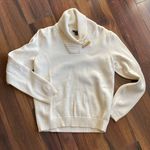 CHAPS VTG  100% Cotton Knit Turtle Neck with Horn Button Photo 0