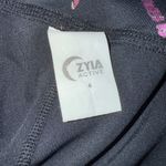 Zyia  Black with Multicolor Pattern Cropped Atheltic Leggings size 4 -#720 Photo 4