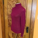 VTG Fuchsia shimmery 80s turtle neck sweater Photo 5