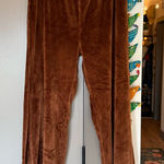 Soft Comfy Brown Velour Pants Photo 0