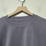 Lululemon Softstreme Perfectly Oversized Crew Size 8 Cropped Dusky Lavender Photo 1