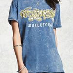 Forever 21 Graphic Tee bleached Band Tshirt Photo 3