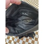 Vera Bradley Classic Black Microfiber Gigi Baguette Evening Purse With Flower Photo 12