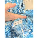 Petal and Pup LeLe Halter Romper Size XS Blue Floral Rayon Linen Blend NEW Photo 5