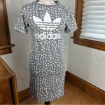 Adidas  | Leopard Spotted Mini Tee Shirt Dress NWT Size  S Photo 8