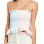 Petersyn New  Smocked Ruffle Tube Top Marianna Tutti Photo 0