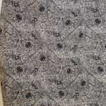 Liz Claiborne Black & White Floral Paisley Pencil Skirt Zipper EUC Sz 6 Cotton Photo 1