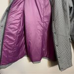 Ibex Wool Jacket Coat Mad River Black/White Mini Houndstooth Plaid Black Size M Photo 3