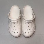 Crocs Baya Clog Platform Women 10 White Platform Comfort Slip On Shoes Clogs Photo 6