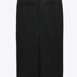 ZARA  Skirt with Back Slit in Black, Size S, NWT Photo 1