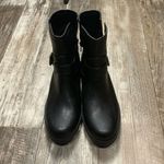 Zodiac Black Leather Ankle Boots Size 10 Photo 9