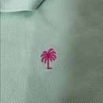 Lilly Pulitzer ‎ Classic Polo Shirt Size L Green Logo Cotton Photo 2