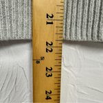 Rachel Zoe  Grey Knit Pullover Hoodie Sweater Womens XS Henley Preppy Cozy Casual Photo 8