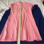 Outdoor Voices  Coral Stretch Cotton Short Sleeve Pleated Mini Polo‎ Tennis Dress Photo 12