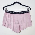 Juicy Couture Pink Velour Lounge Shorts with Juicy Embellishment Size Small Photo 3