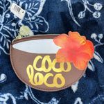 Bath & Body Works NWT!  Coconut Coco Loco Change Purse With Hibiscus Flower Photo 0