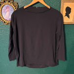 Lululemon  Back In Action Long Sleeve Top Shirt Women's 2 Black Stretchy Active Photo 0