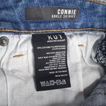 Kut From The Kloth  Connie Ankle Skinny Jeans Blue Distressed Size 16 Medium Wash Photo 2