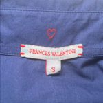 Frances Valentine Blue Mini Shirt Dress Size Small Photo 8