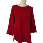 Eileen Fisher Red Pullover Sweater Flare Sleeve Womens plus Size 1X Photo 0