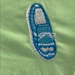 Lilly Pulitzer  line green Embroidered Skort with slipper shoes Photo 3