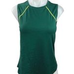 Terez  Green Crew Neck Sleeveless Pullover Activewear Muscle Shirt Tank Top Sz S Photo 0