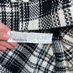 ZARA  Tweed Plaid Faux‎ Leather Pinafore Dress With Pockets Size S Photo 8