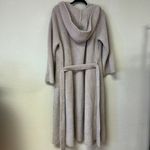 Barefoot Dreams  CozyChic Ribbed Hooded Robe Gray Size 2 Photo 6