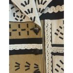 Anthony Mark Hankins Wool Embroidered Jacket Boho Artsy Unique Women’s Large Tan Photo 2