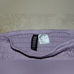 H&M Stretch Lilac Purple Y2K Retro Crop Top Shirt Photo 4