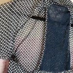 Romeo + Juliet Couture  WEAVE PATTERN LACE OPEN BACK SHOULDER SHEER HI LOW BLOUSE Photo 9