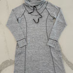 Kuhl Lea Cowl Neck Knit Sweater Dress Womens Medium HeatherGray Outdoor Gorpcore Photo 0