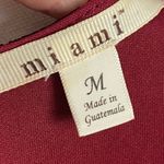 Miami • Burgundy Black Lace Fit Flare Dress Photo 3