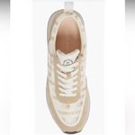 Loeffler Randall Remi Lace Up Sneakers Beige Floral 5.5 Photo 2